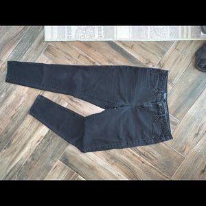 Faded black skinny jeans